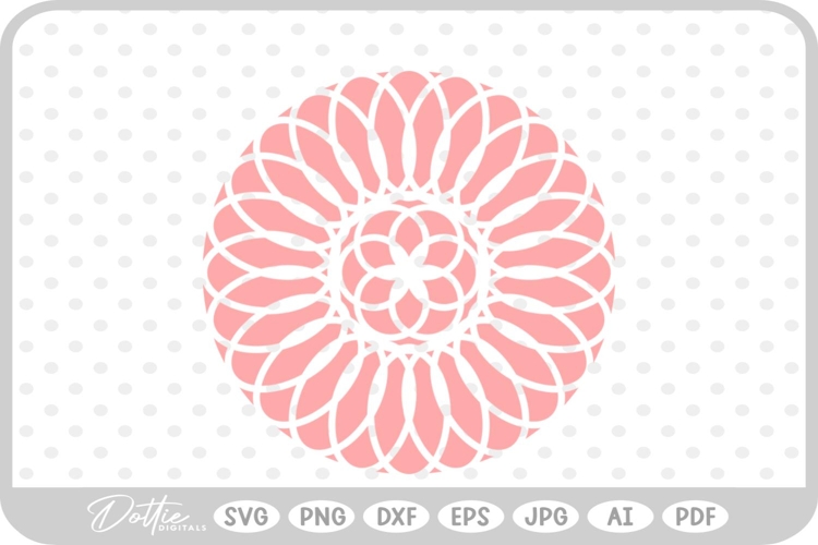 Floral Circle Svg Image 18