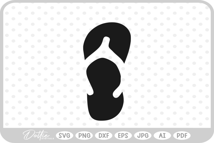 Flip Flops Svg Image 6