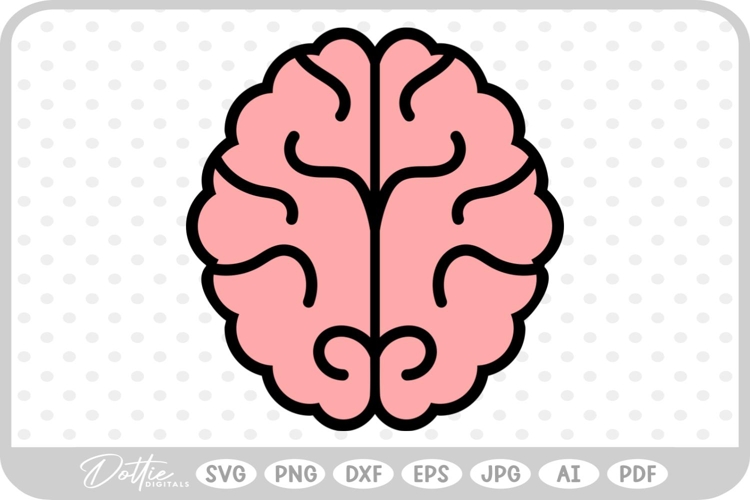Brain SVG PNG DXF