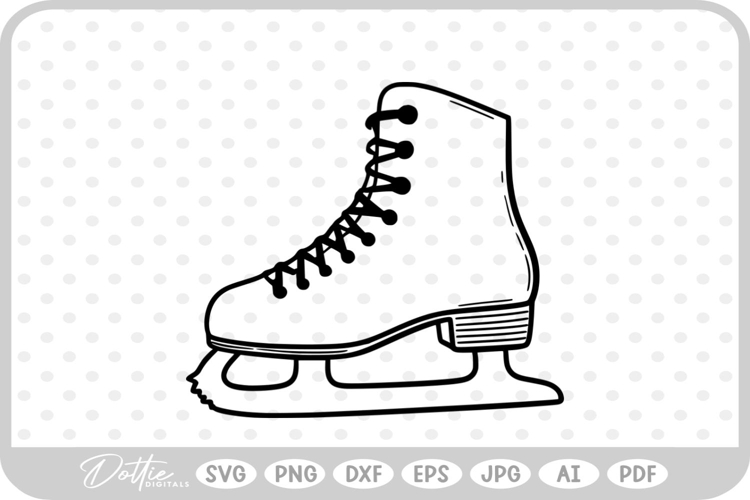 Figure Skate Svg Image 12