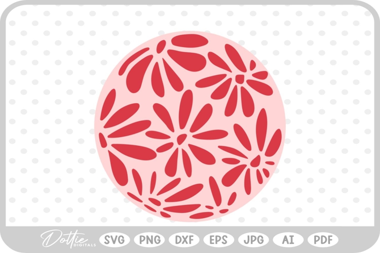 Boho Flower SVGs Image 8