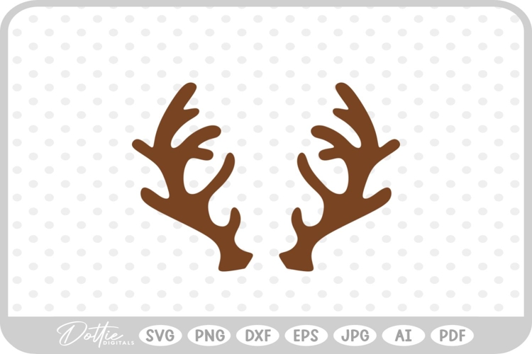Deer Antler Svg Image 10