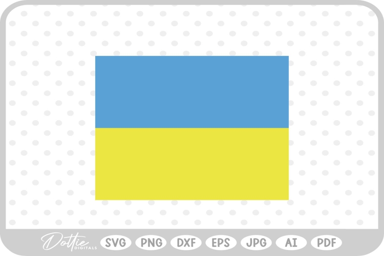Ukraine SVG PNG DXF example image 1