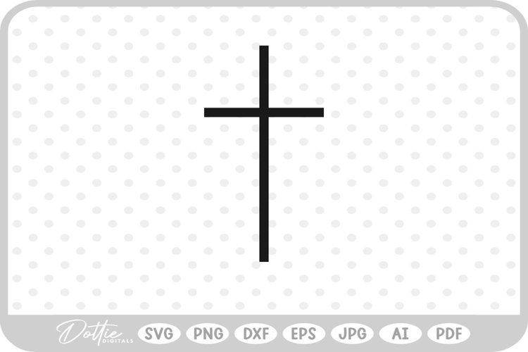 Cross Faith Christian Jesus Christ Religious SVG PNG DXF