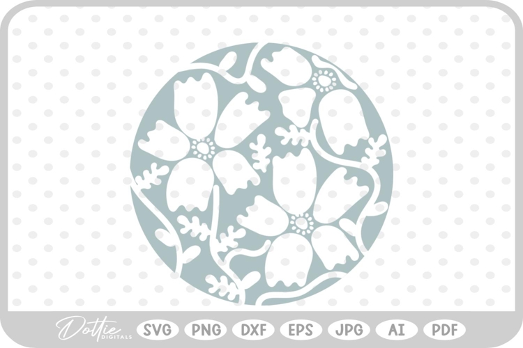Boho Flower SVGs Image 11
