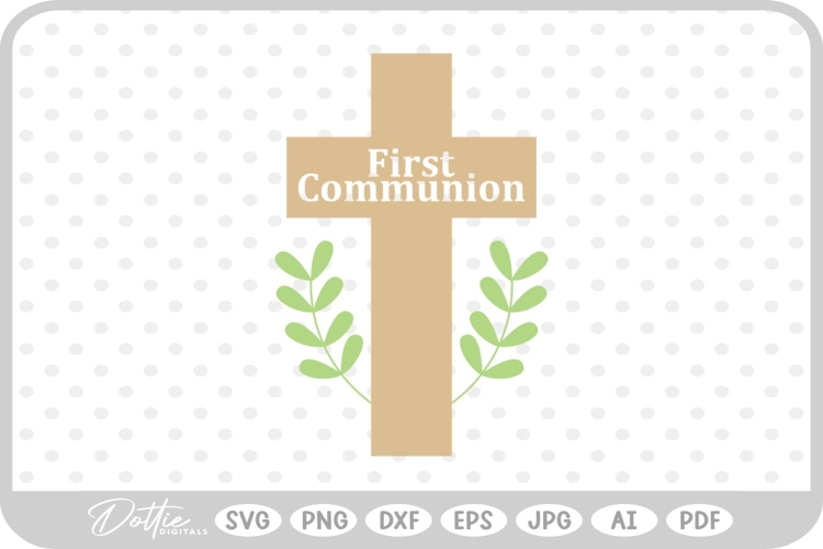 First Holy Communion SVG PNG DXF