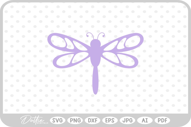 Dragonfly SVG PNG DXF