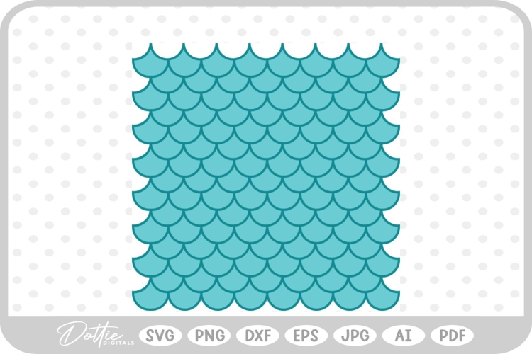 Mermaid Scale Svg Image 11