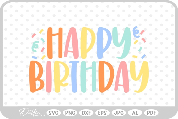 Feliz Cumple Svg Image 23