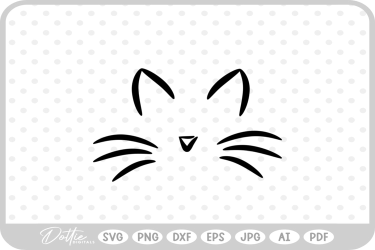 Cat Face Svg Image 6