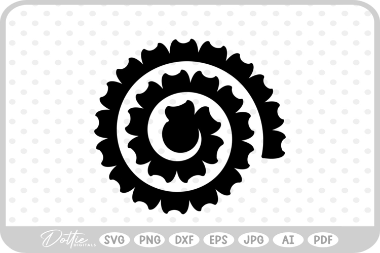 Svg Rolled Paper Flower Template Image 24