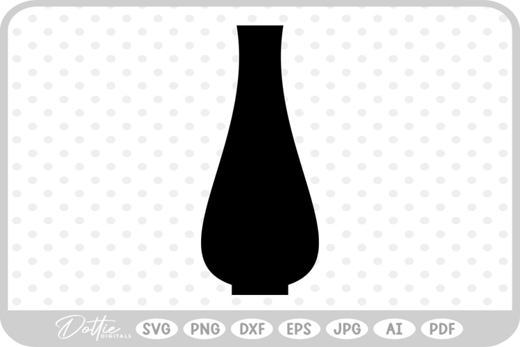 Vase SVG PNG DXF