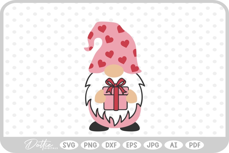 Valentines Day Gnome Svg Image 7