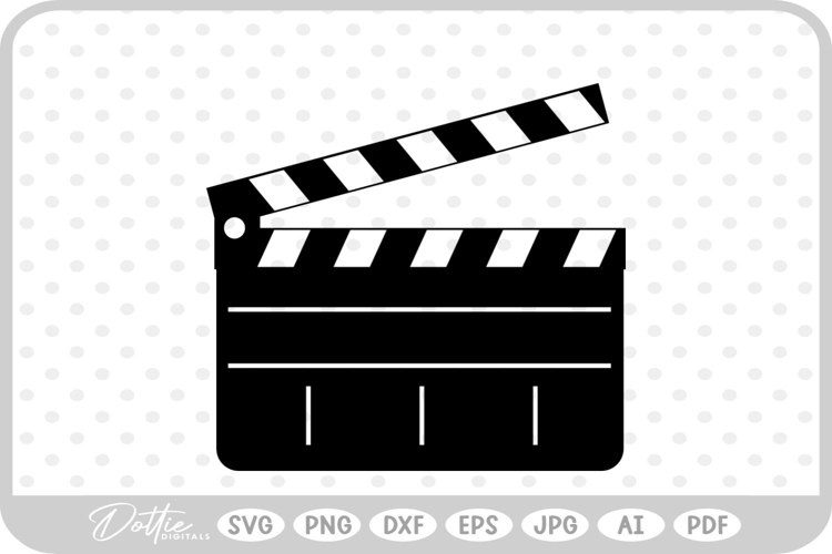 Film Board Movie Reel Tape SVG PNG DXF
