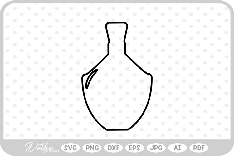 Potion Bottle SVG PNG DXF
