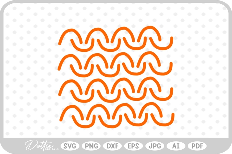 Wavy Line Vector Image 18