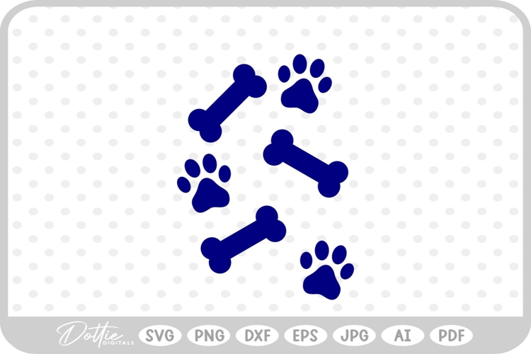 Paw Print Dxf Image 13