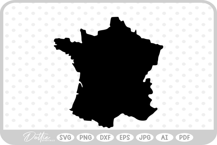 France SVG PNG DXF