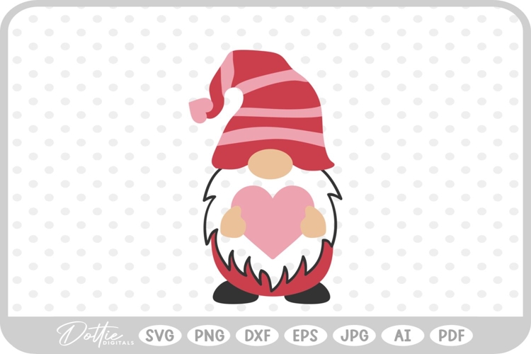Valentines Day Gnome Svg Image 6