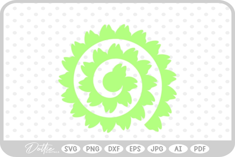 Svg Rolled Paper Flower Template Image 20