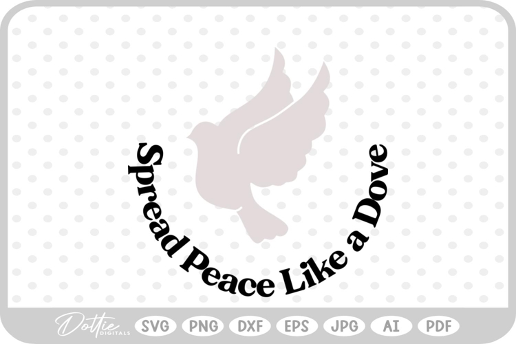 Dove Quote SVG PNG DXF