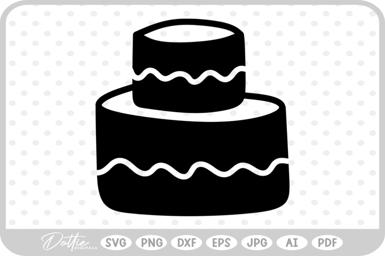 Cake SVG PNG DXF