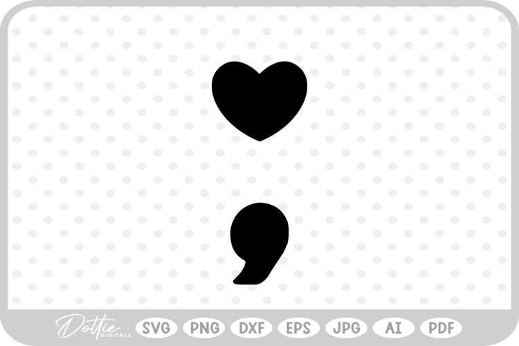 Semicolon Svg Image 13