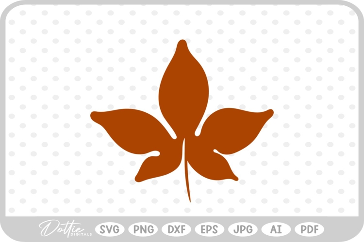 Fall Leaf Leaves Autumn Tree Nature Maple SVG PNG DXF