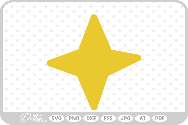 Star Shape SVG PNG DXF