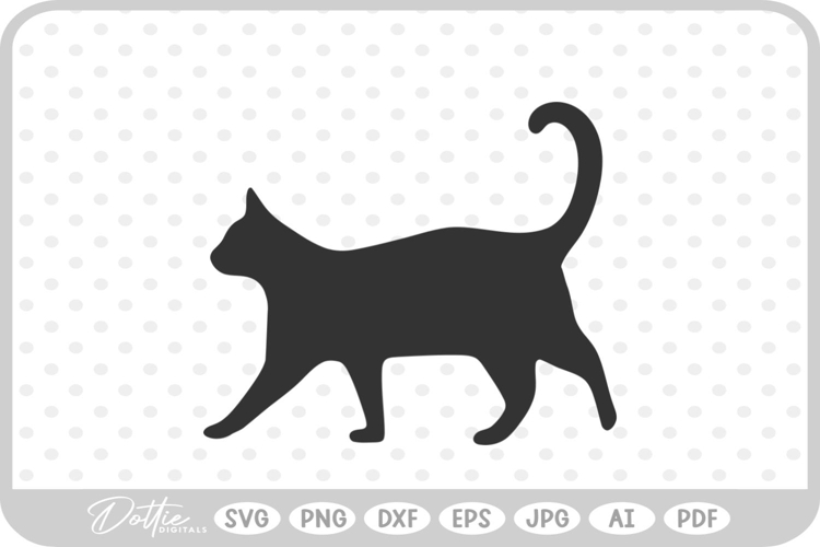 Cat Tail Silhouette Image 7