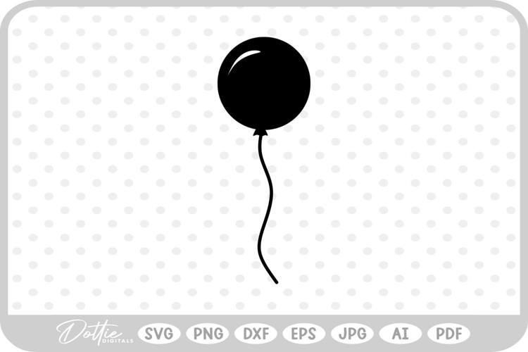 Balloon SVG PNG DXF