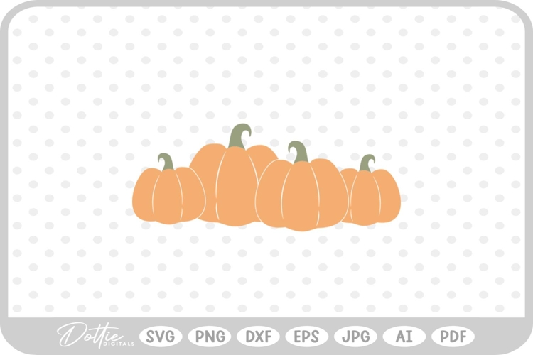 Pumpkin Halloween Autumn Fall Thanksgiving SVG PNG DXF