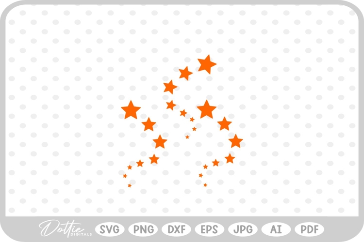 Star Shape Stars Space Doodle Starburst SVG PNG DXF