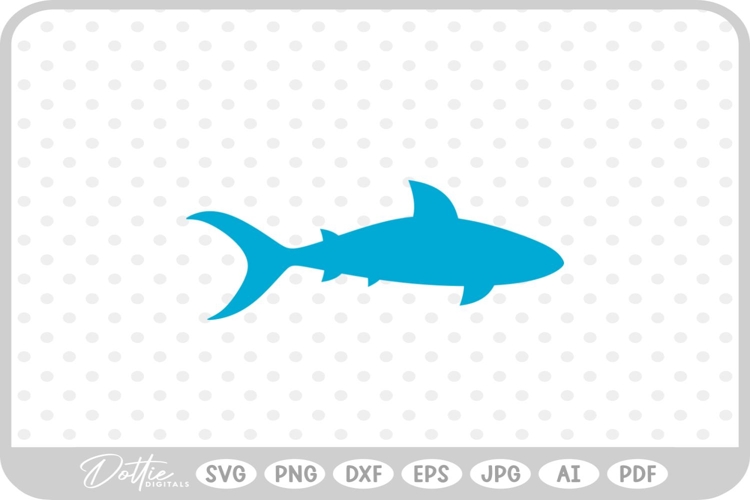 Shark SVG PNG DXF