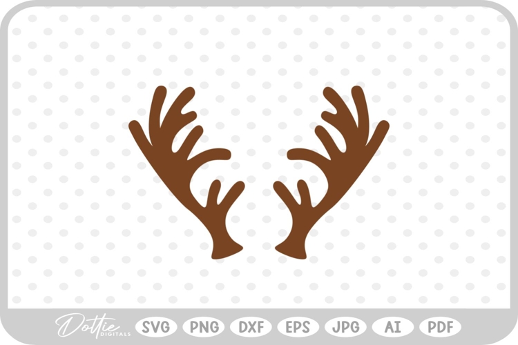 Deer Antler Svg Image 2