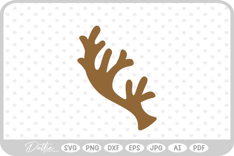 Deer Antler Svg Image 14