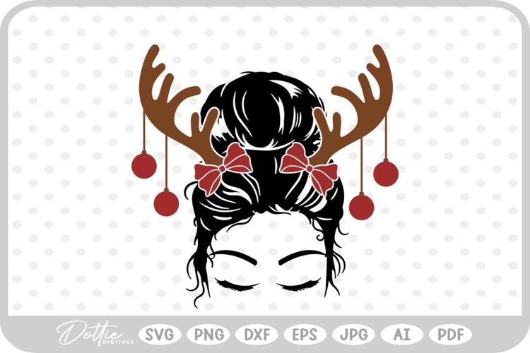 Girl Christmas Svg Image 13
