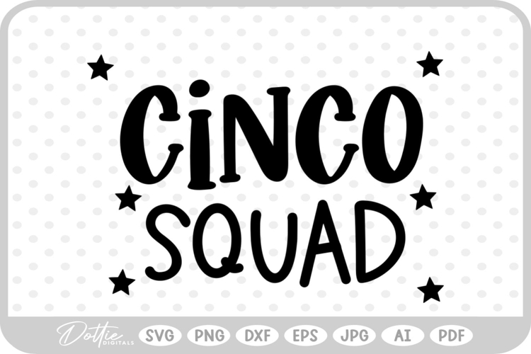 Cinco De Mayo Fiesta Quote SVG PNG DXF