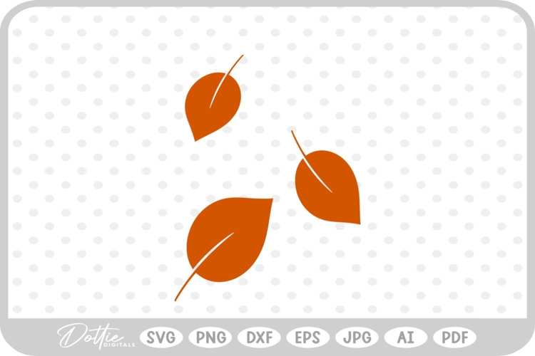 Fall Leaves Halloween Spooky Autumn Harvest SVG PNG DXF