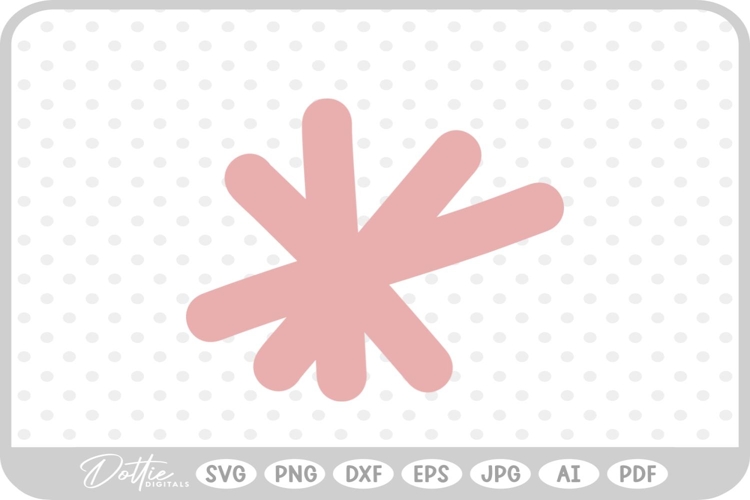 Star Hand Drawn Doodle SVG PNG DXF