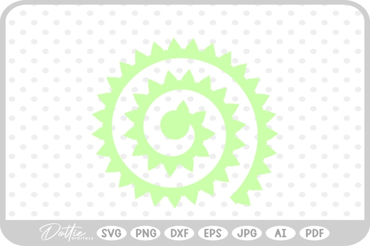 Svg Rolled Paper Flower Template Image 5