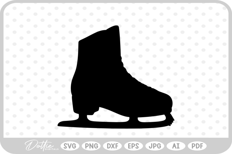 Figure Skate Svg Image 10