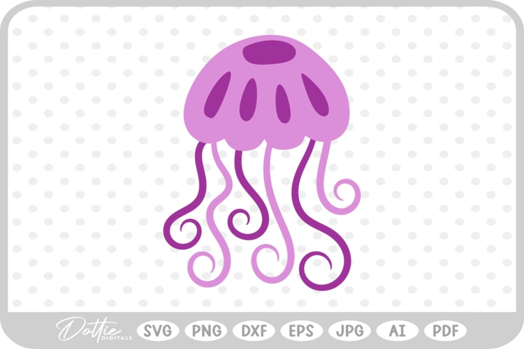 Jellyfish Svg Image 9