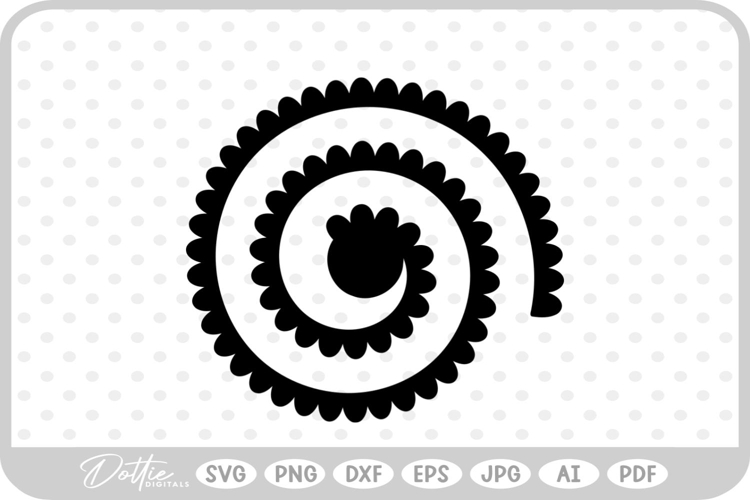 Svg Rolled Paper Flower Template Image 20