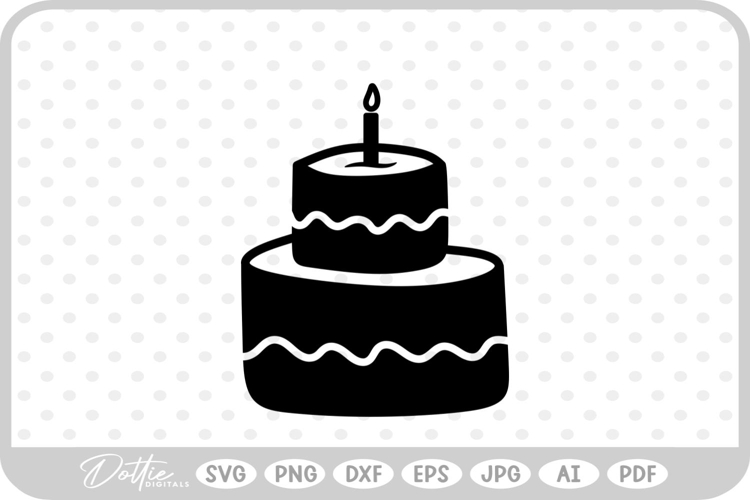 Cake SVG PNG DXF