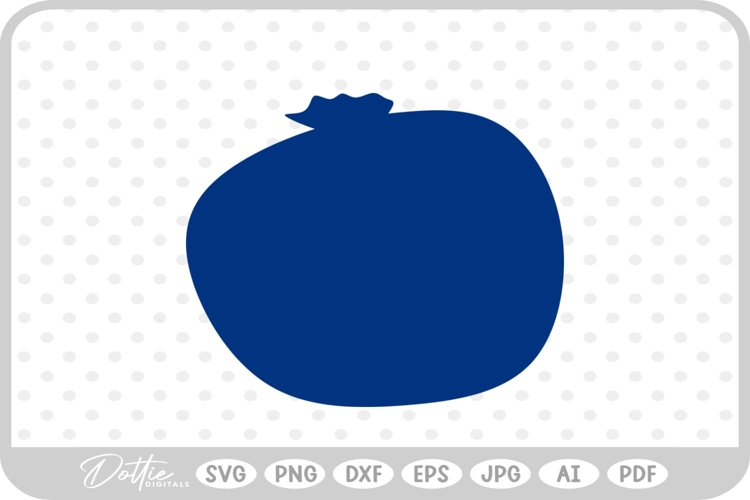 Blueberry SVG PNG DXF