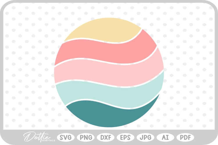 Sunset SVG PNG DXF