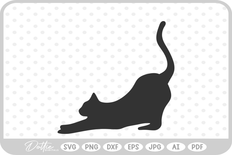 Cat Tail Silhouette Image 6