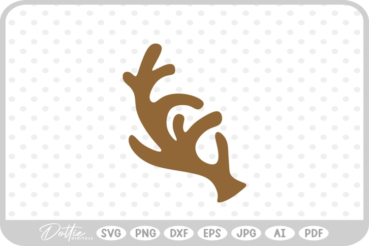 Deer Antler Svg Image 13