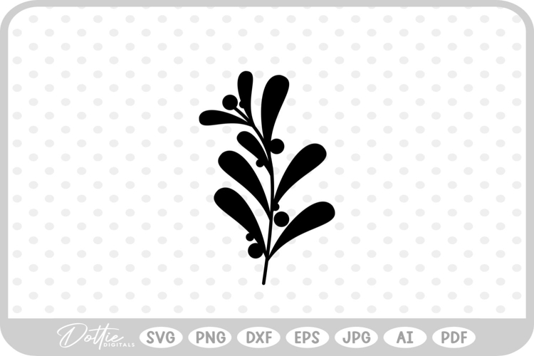 Holly Christmas Plant Winter SVG PNG DXF